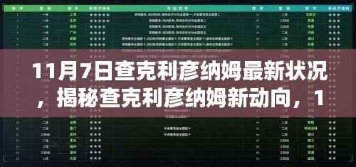揭秘查克利彦纳姆最新动向,科技巅峰之作引领未来生活潮流(11月7日更新)